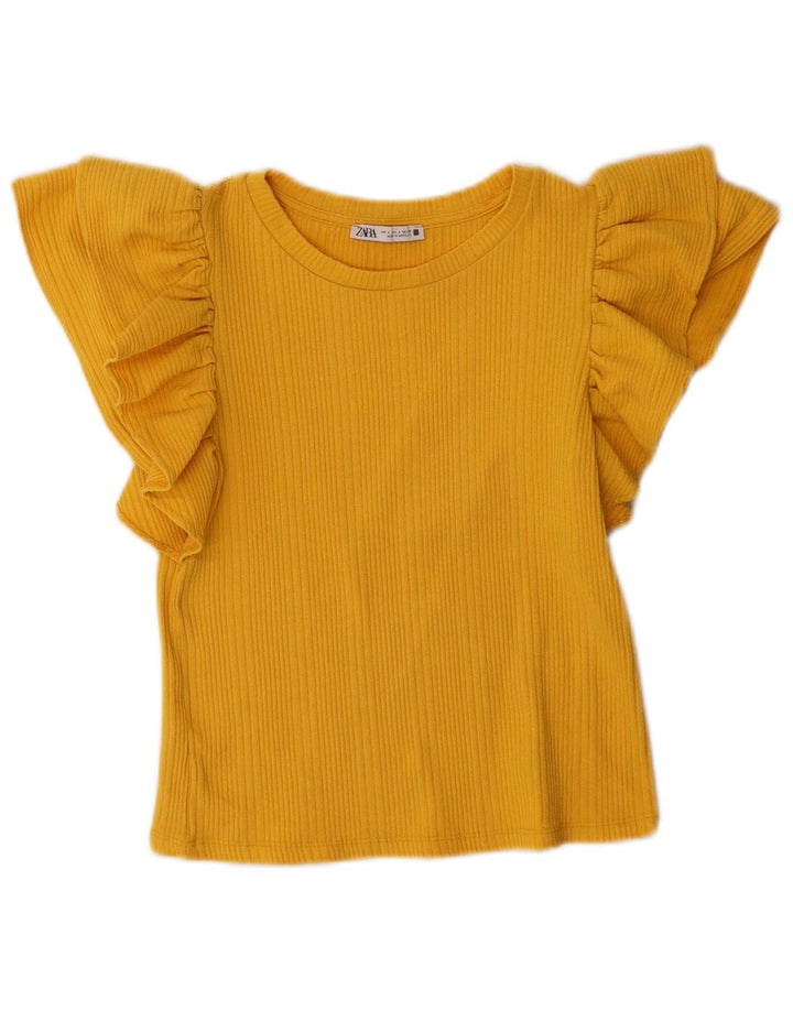 Zara ženska bluza Top UK 10 Small Yellow