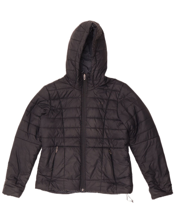 Ženska podstavljena jakna Under Armour Cold Gear s kapuljačom UK 14 srednje crna