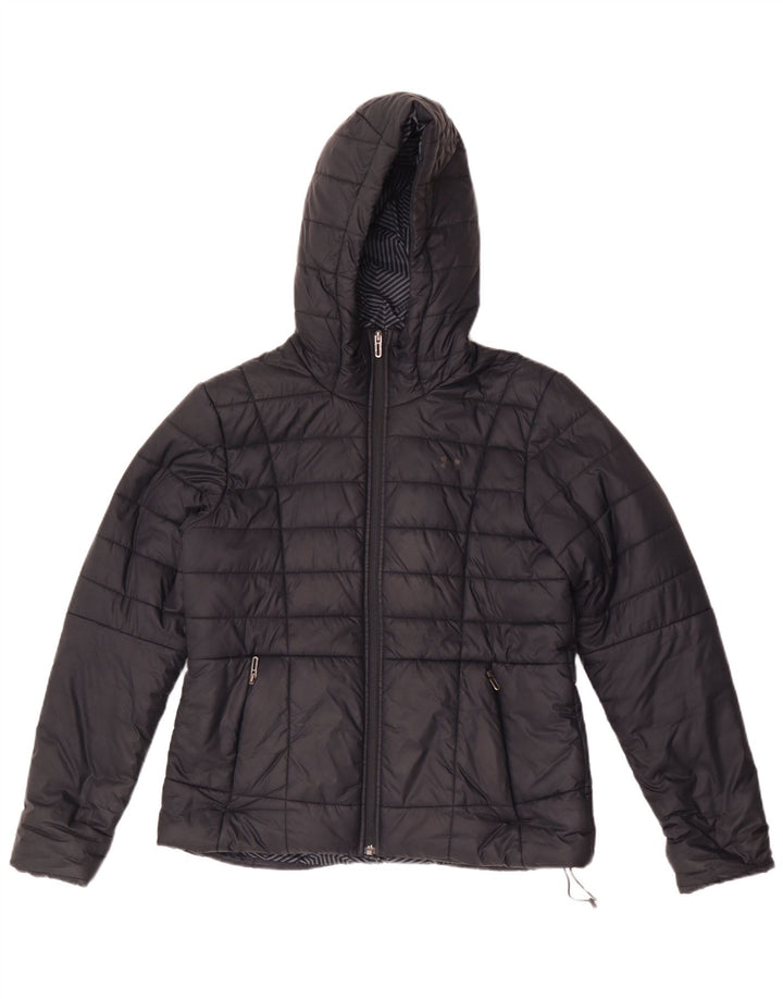 Ženska podstavljena jakna Under Armour Cold Gear s kapuljačom UK 14 srednje crna