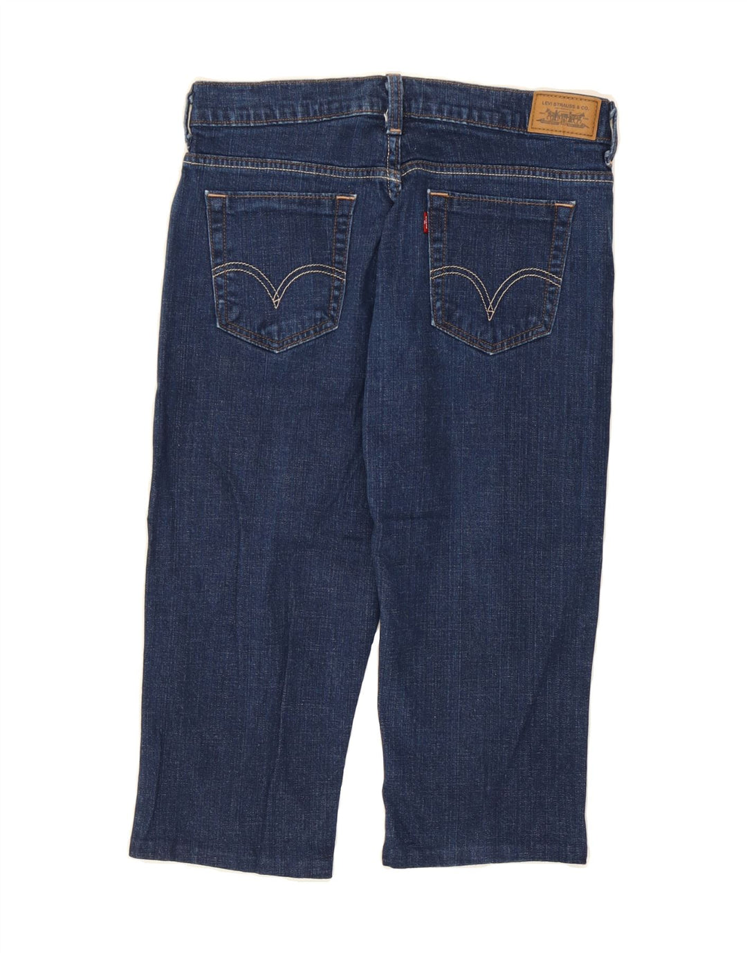 LEVI'S Womens 515 Capri Jeans US 8 Medium  Blue Cotton Vintage Levi's and Second-Hand Levi's from Messina Hembry 