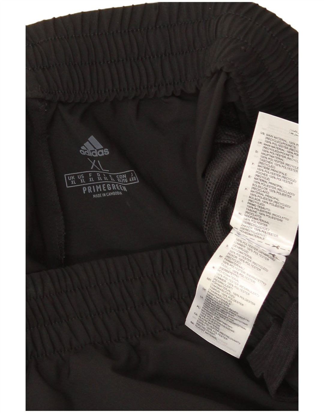 Adidas muške trenirke XL crne poliesterske hlače