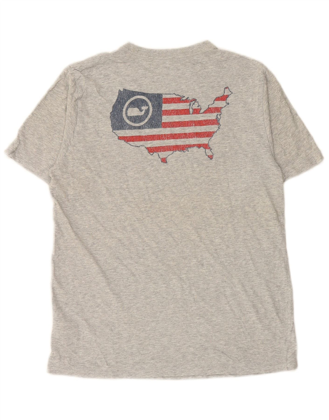VINEYARD VINES Majica kratkih rukava s grafičkim motivima za dječake 15-16 godina XL u sivoj boji
