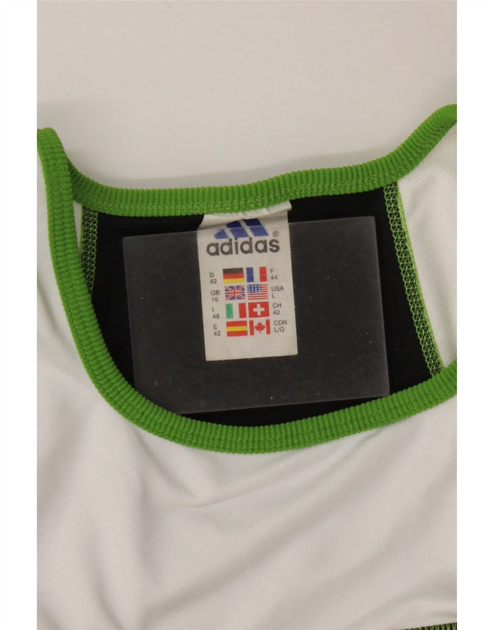 ADIDAS ženski sportski grudnjak Climalite Top UK 16 Large Black Colourblock