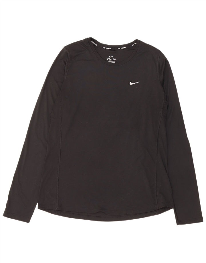 Nike ženska majica s dugim rukavima Dri Fit UK 14 velika crna
