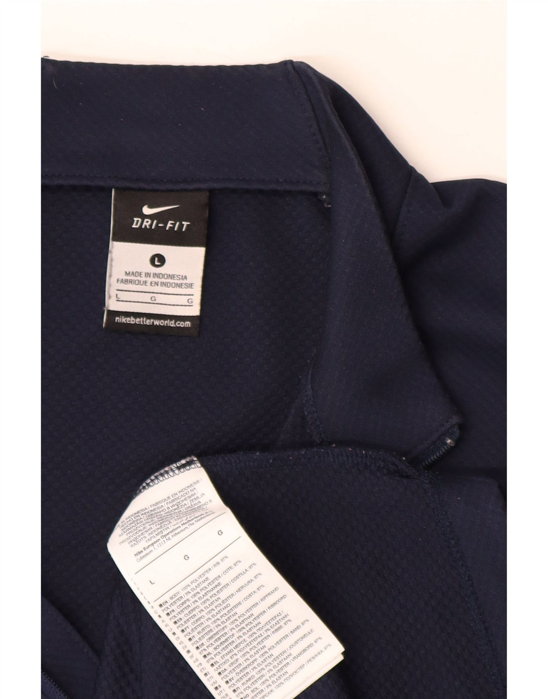 NIKE Muški RB Leipzig Pulover Trenirka Top Large Navy Blue Colourblock