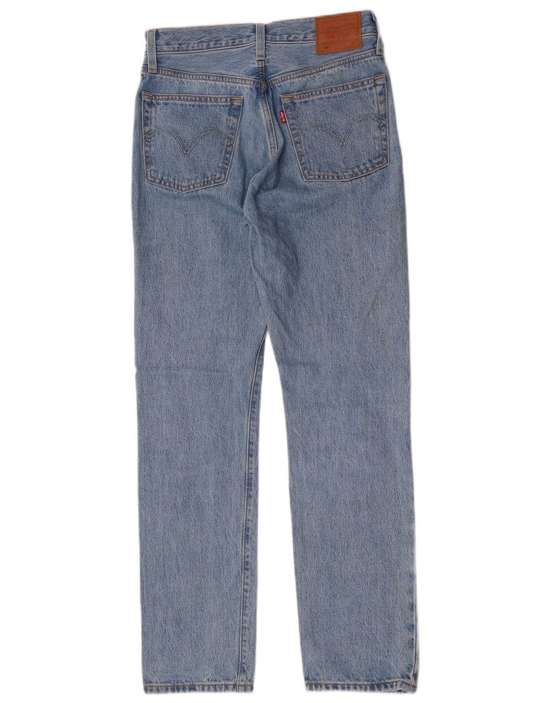 Levi's ženske 501 ravne traperice W25 L30 plavi pamuk