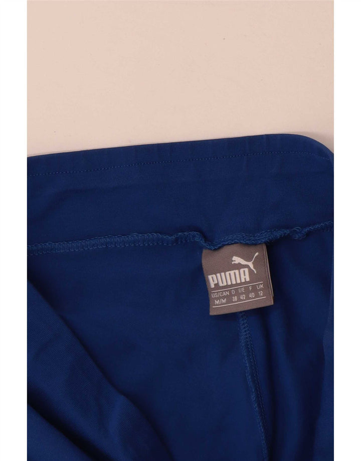 Puma ženske grafičke tajice UK 12 srednje plave