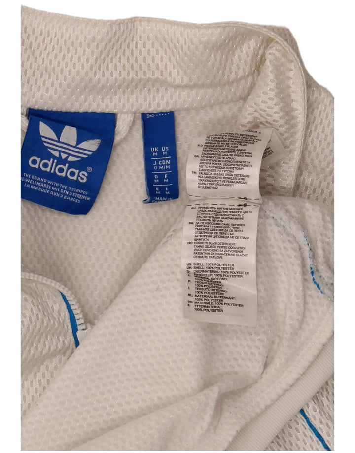 Adidas muška gornja jakna od srednje bijelog poliestera