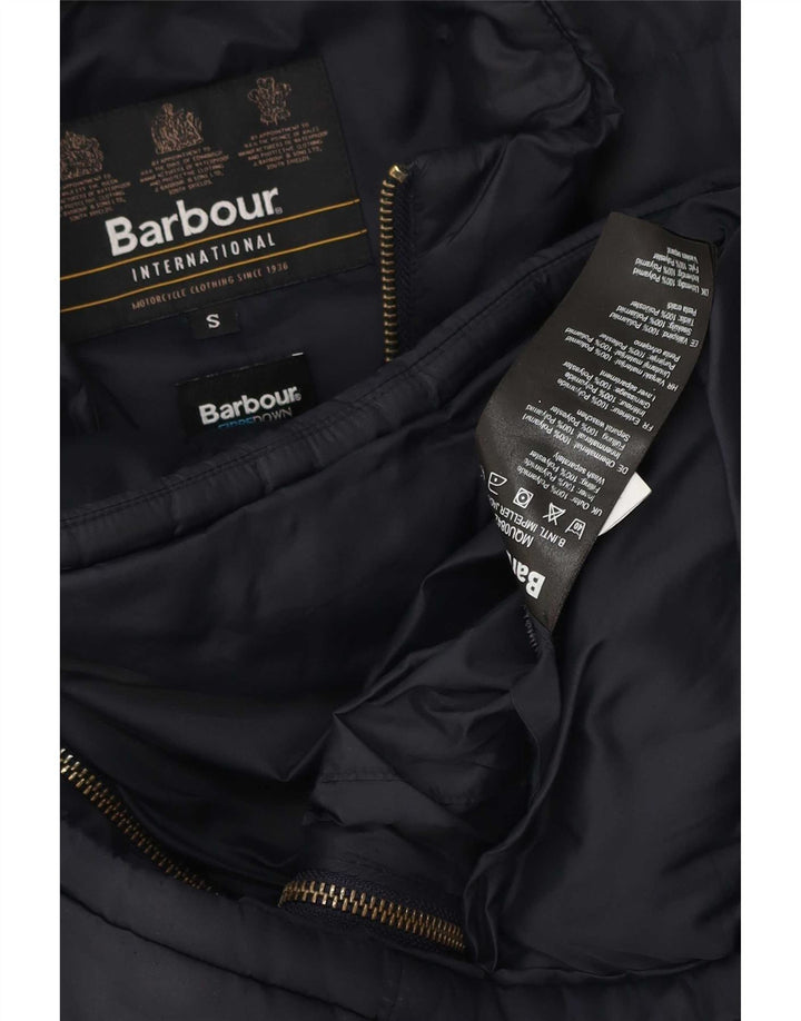 Barbour muška podstavljena jakna UK 36 mala tamnoplava poliester