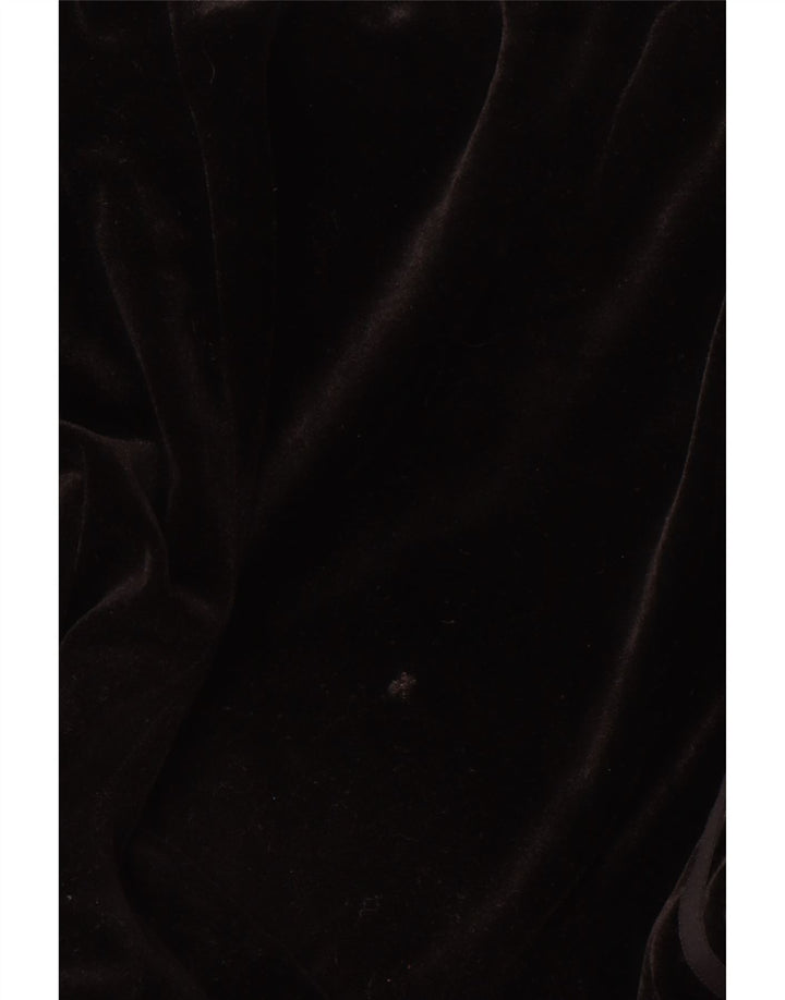 Ženske tajice od velura ADIDAS UK 12 Srednji crni poliester