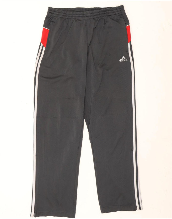 Adidas muške hlače za trenirku UK 40/42 poliester srednje sive boje