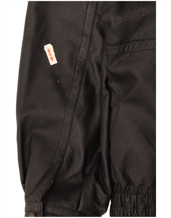 CANDA muška kožna jakna UK 44 2XL crna koža