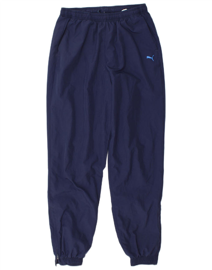 PUMA Boys Tracksuit Trousers Joggers 15-16 Years  Navy Blue Polyester