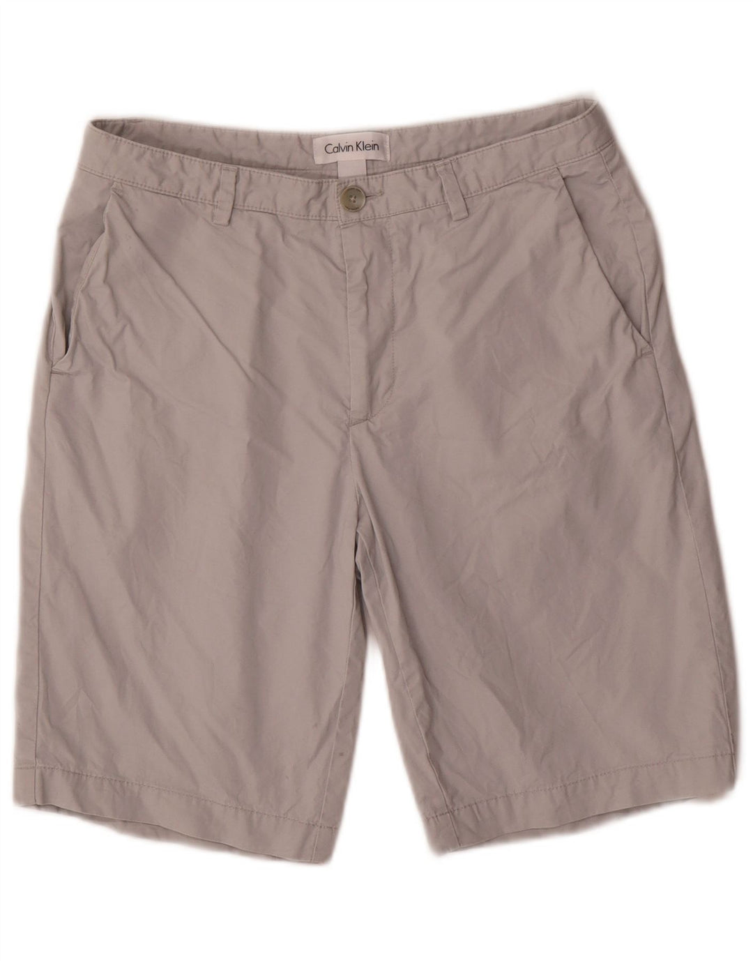 Calvin Klein muške chino kratke hlače W30 srednje sivi pamuk