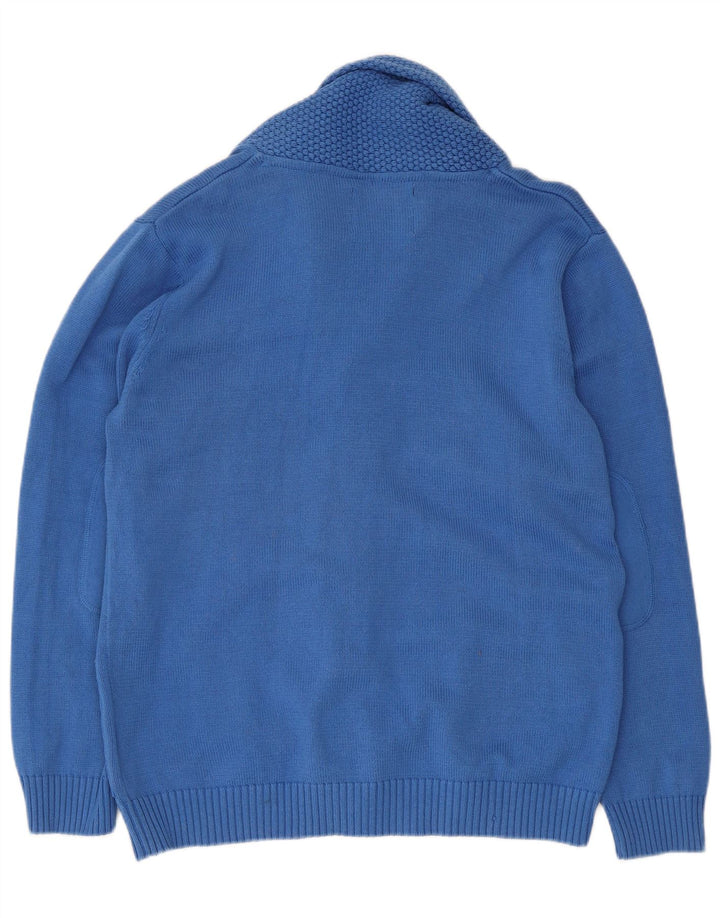 Jack & Jones muški kardigan pulover veliki plavi pamuk