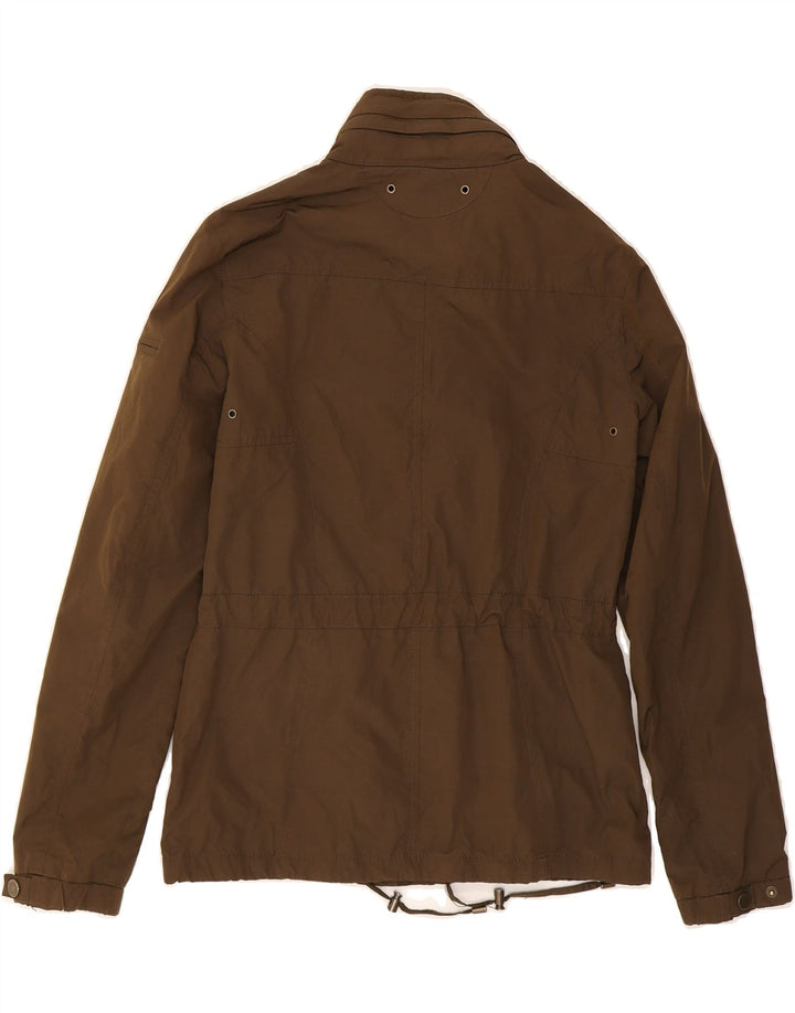 MASSIMO DUTTI Womens Utility Jacket UK 10 Small Brown Polyester Vintage Massimo Dutti and Second-Hand Massimo Dutti from Messina Hembry 