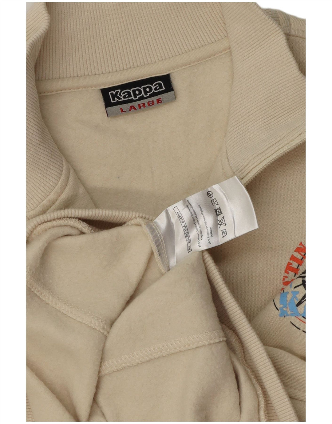 Kappa muška trenirka s grafičkim motivima, velika pamučna jakna