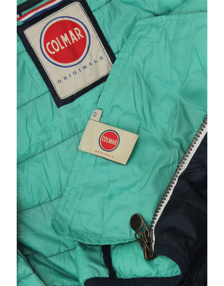 COLMAR Ženska podstavljena jakna s kapuljačom IT 42 srednje tamnoplava