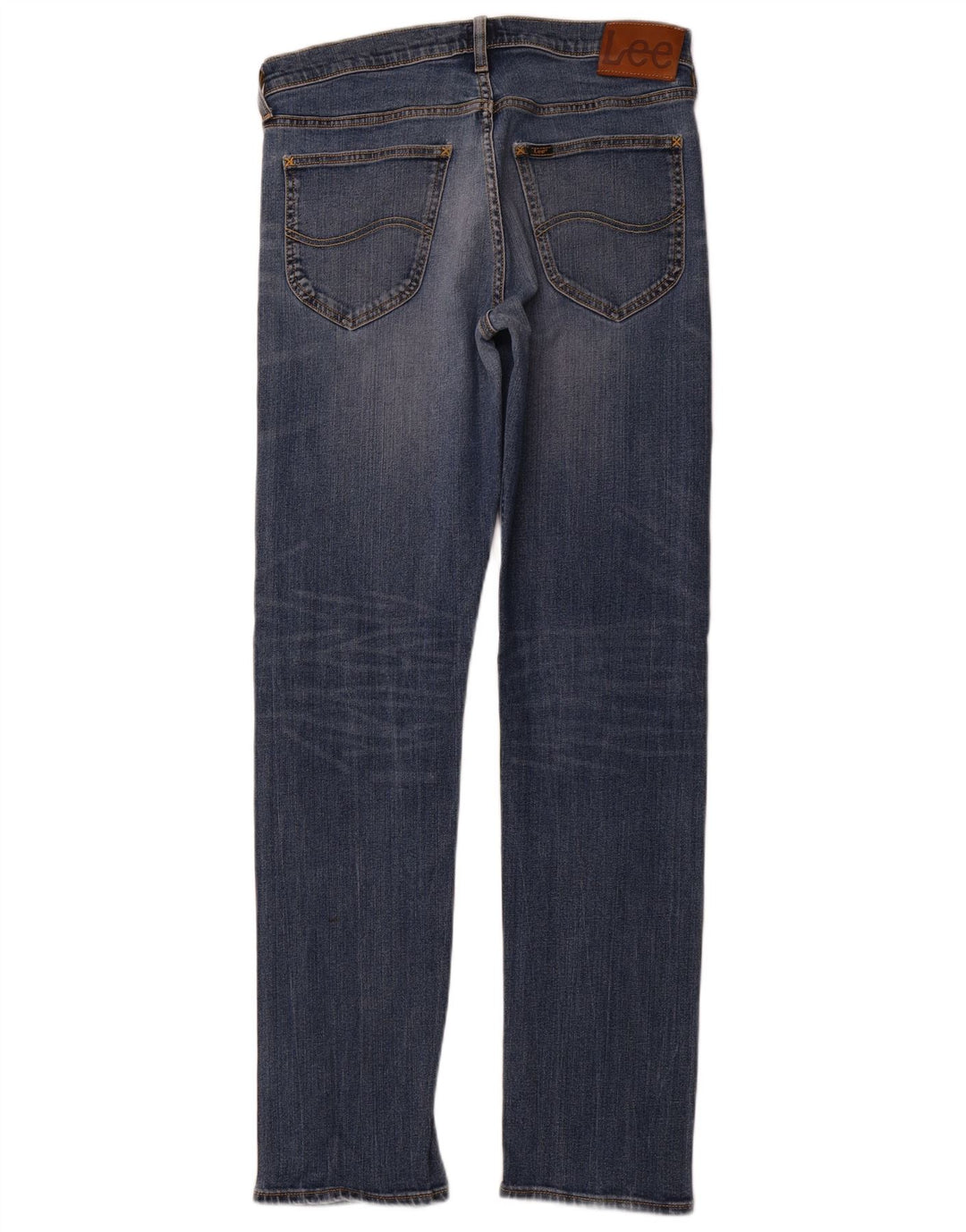 Lee Mens Daren Straight Jeans W32 L34 Plavi pamuk