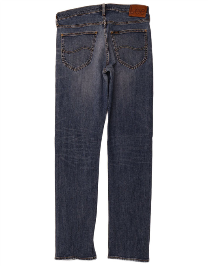Lee Mens Daren Straight Jeans W32 L34 Plavi pamuk