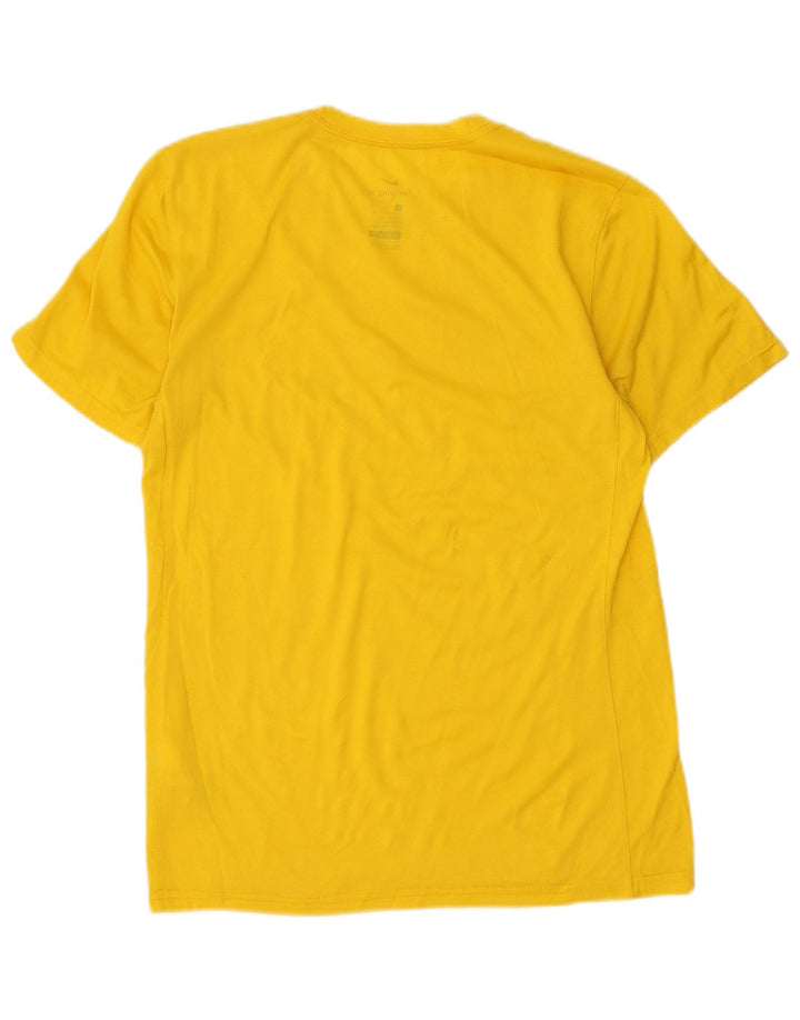 Nike Dri Fit majica kratkih rukava, mali žuti poliester