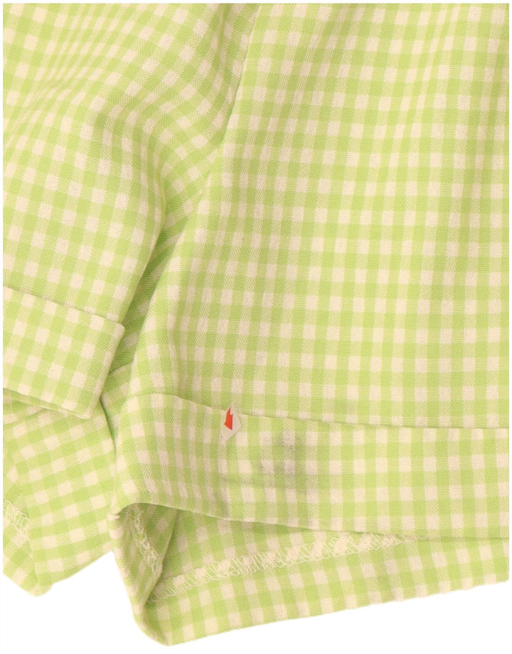 PIMKIE Ženske Chino kratke hlače visokog struka IT 44 Srednje W26 Green Gingham