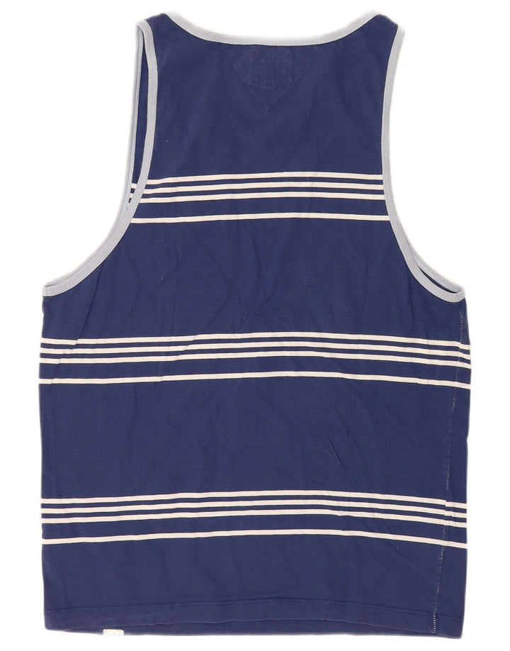 Tommy Hilfiger muški gornji dio srednjeg prsluka, tamnoplavi pamuk na pruge