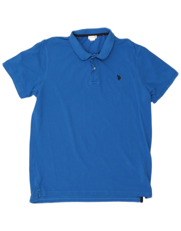 U.S. Polo Assn. Muška polo majica 2XL plavi pamuk
