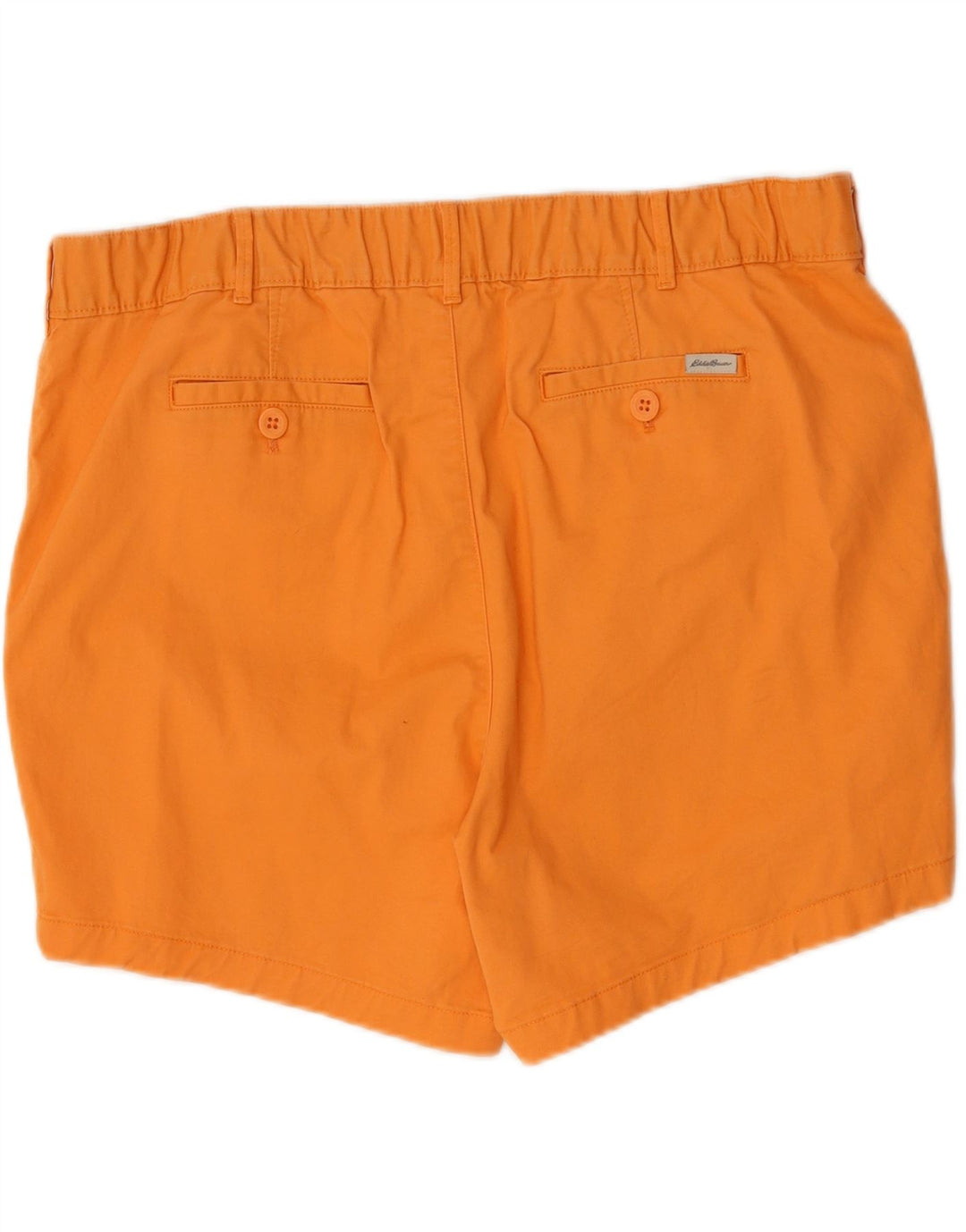 EDDIE BAUER Womens Boyfriend Mid Rise Chino Shorts US 18 2XL W42 Orange Vintage Eddie Bauer and Second-Hand Eddie Bauer from Messina Hembry 