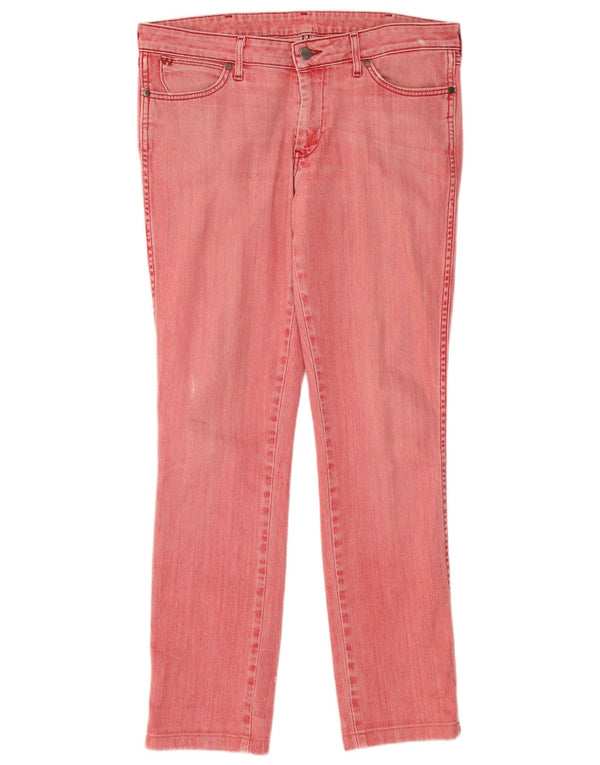 Wrangler Womens Lia Seasonal WD Slim Jeans W33 L31 Red Cotton