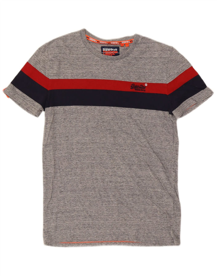 Superdry muška majica kratkih rukava Mali sivi pamuk u boji