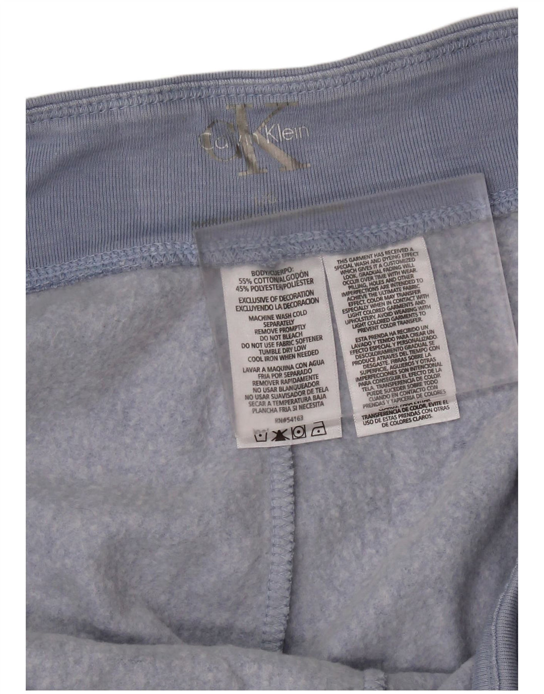 CALVIN KLEIN Ženska Capri Trenirka Hlače Joggers UK 16 Large Blue