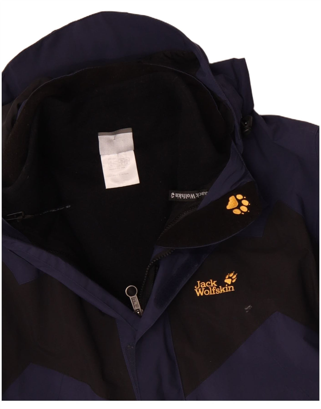 JACK WOLFSKIN Muška vjetrovka s kapuljačom UK 44 2XL Blue Colourblock