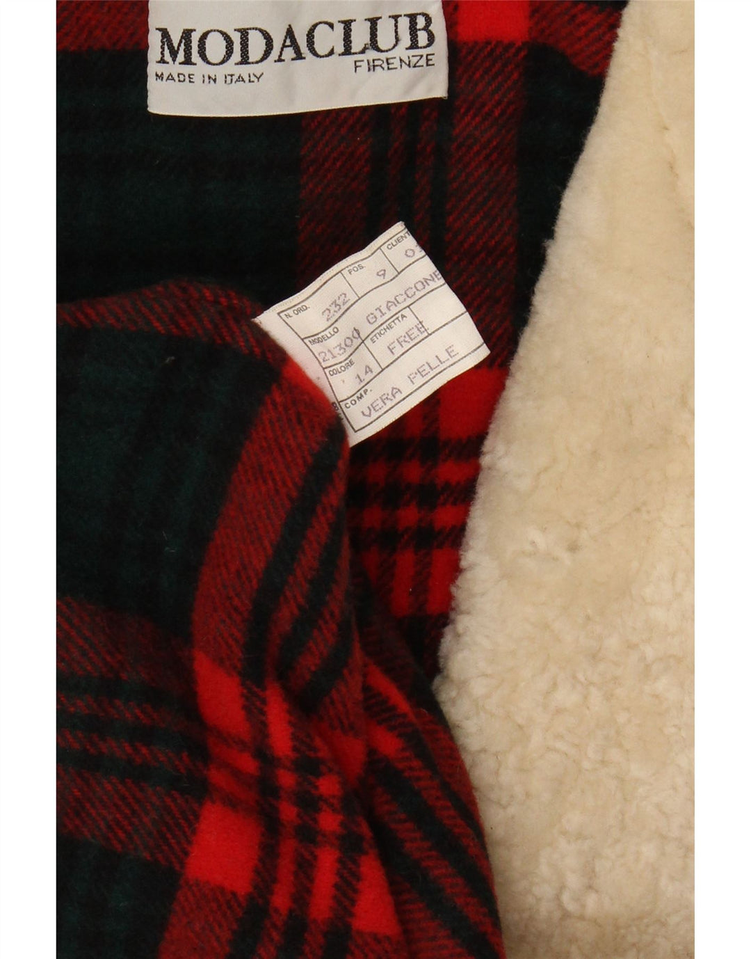 VINTAGE Muška opuštena jakna IT 46 Mala smeđa koža u blokovima boja