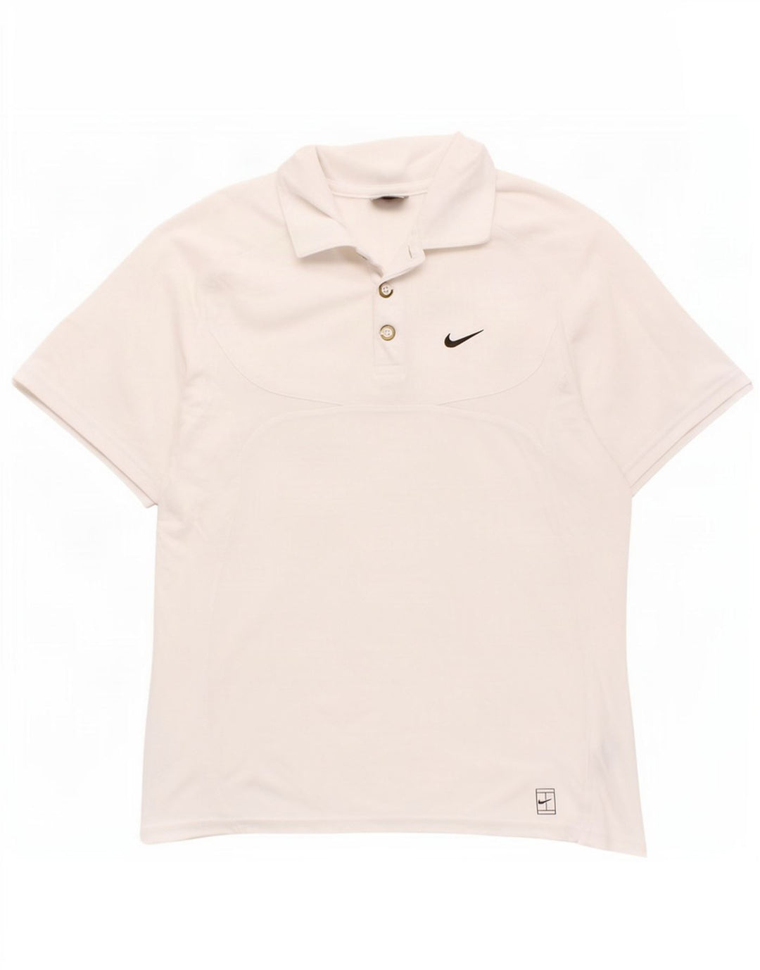 Nike polo majica za dječake 10-11 godina srednje bijele pamučne boje