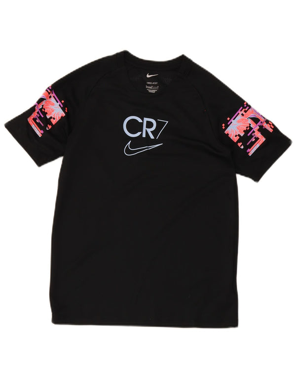 Nike Boys Cristiano Ronaldo Graphic T-Shirt Top 12-13 Years Large Black
