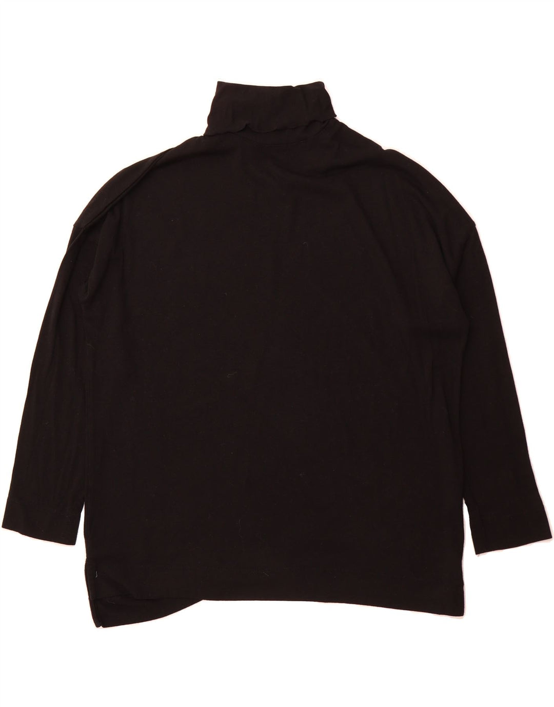 ZARA Womens Oversized Roll Neck Top Long Sleeve UK 10 Small Black Vintage Zara and Second-Hand Zara from Messina Hembry 