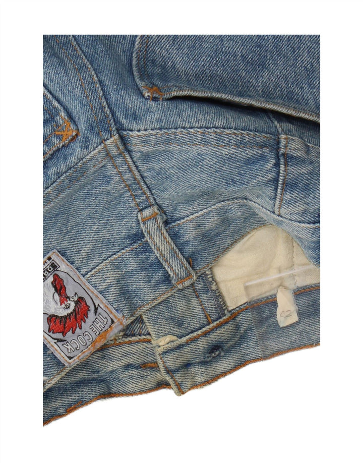 VINTAGE ženska traper suknja visokog struka IT 42 srednje W24 plava