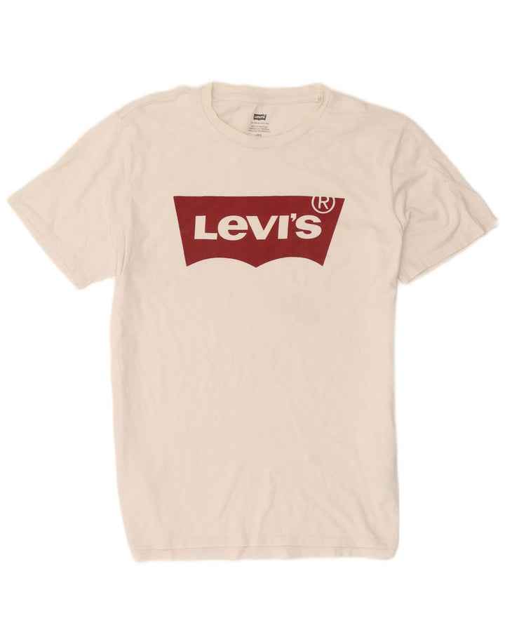 Levi's muška majica s grafičkim motivima, veliki bijeli pamuk