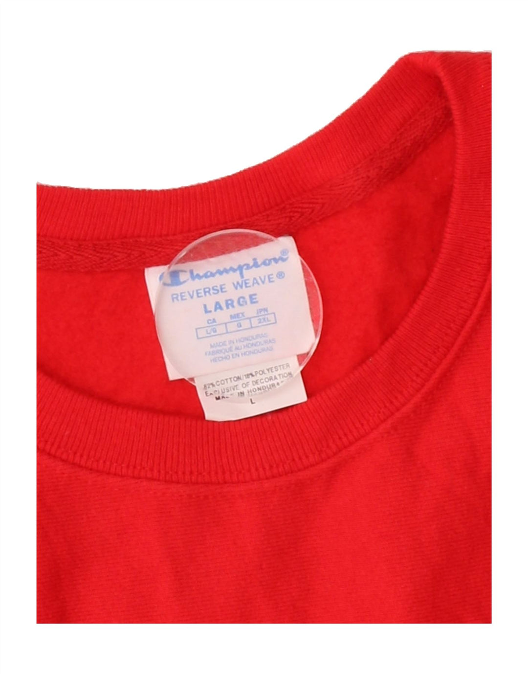CHAMPION Womens Sweatshirt Jumper UK 16 Large Red Cotton Vintage Champion and Second-Hand Champion from Messina Hembry 