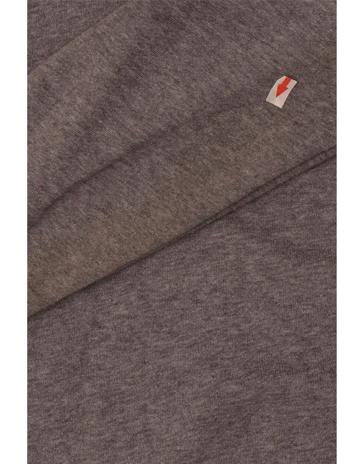Nike Ženska prekomjerna trenirka s grafičkim motivima UK 16 Large Grey Cotton