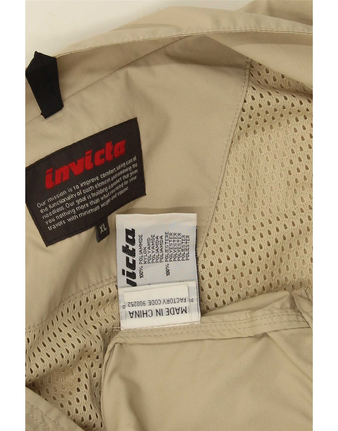 Invicta muška kišna jakna UK 42 XL bež poliamid