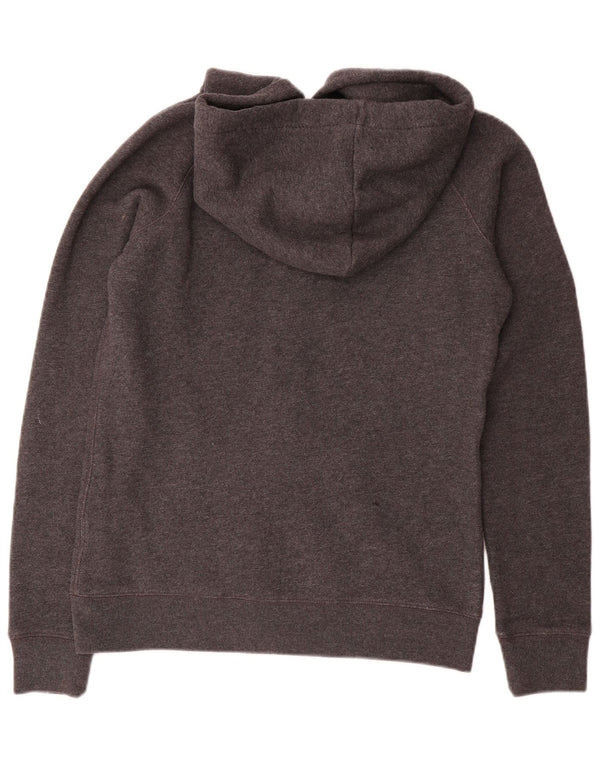 Jack Wills Ženski pulover s kapuljačom s patentnim zatvaračem UK 12 Srednje sivi pamuk