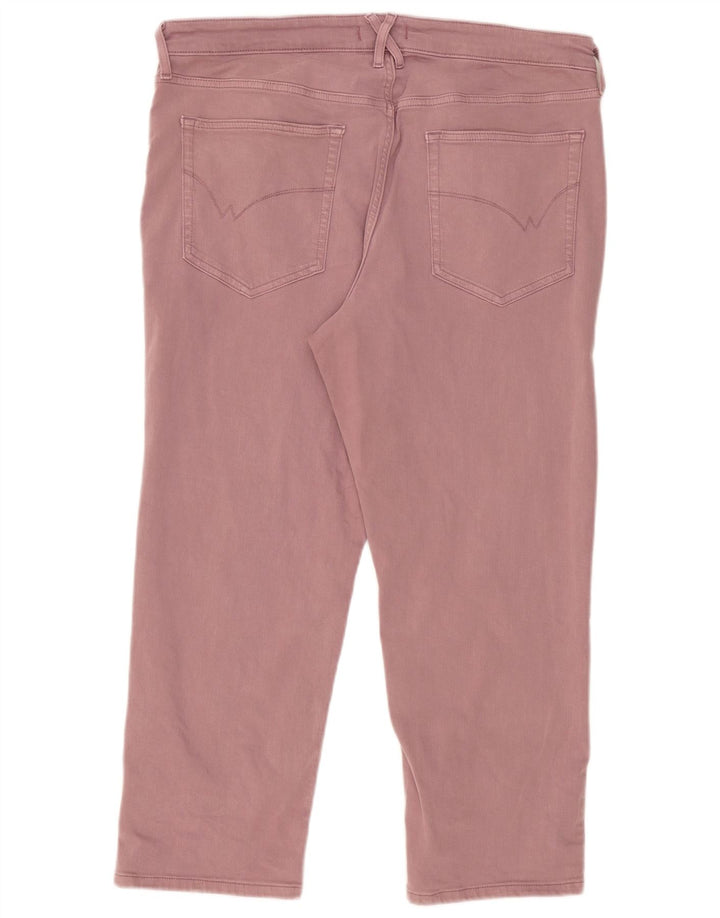 Bijele ženske kratke traperice UK 18 XL W38 L25 Ljubičasta