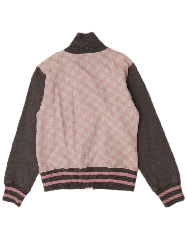 Sergio Tacchini ženska gornja jakna trenirke UK 14 srednje siva houndstooth
