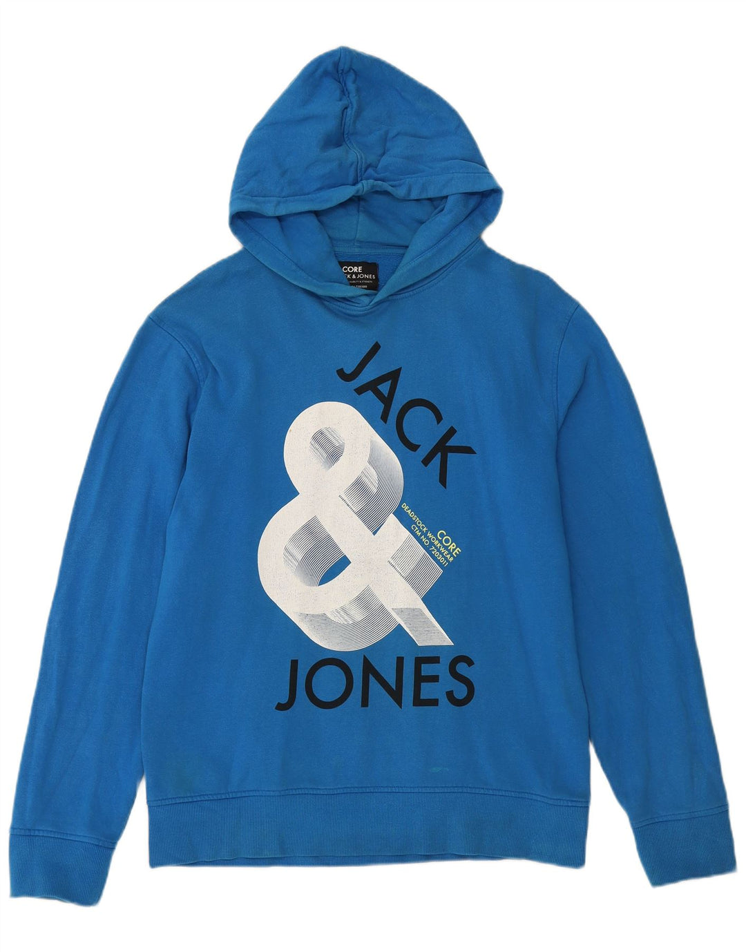 JACK & JONES Muška majica s kapuljačom XL plavi pamuk