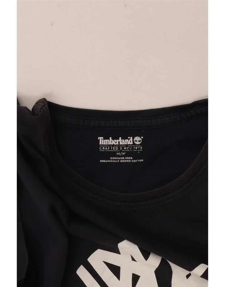 Timberland muška majica s grafičkim motivima Srednje tamnoplavi pamuk