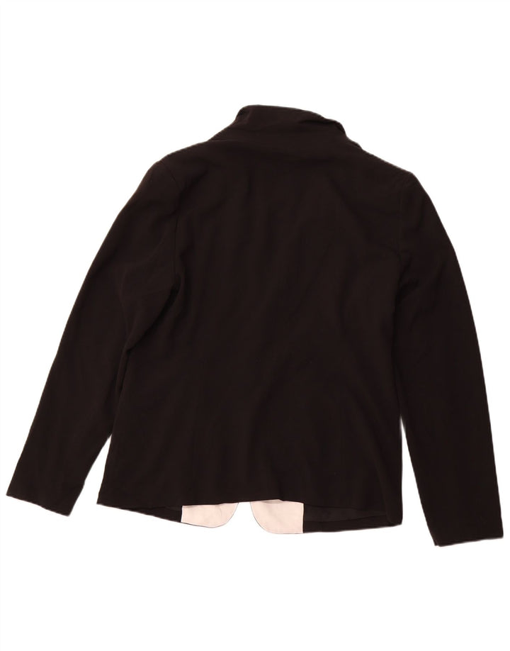 MOSSIMO ženski sako s 1 gumbom UK 16 Veliki crni blok boja