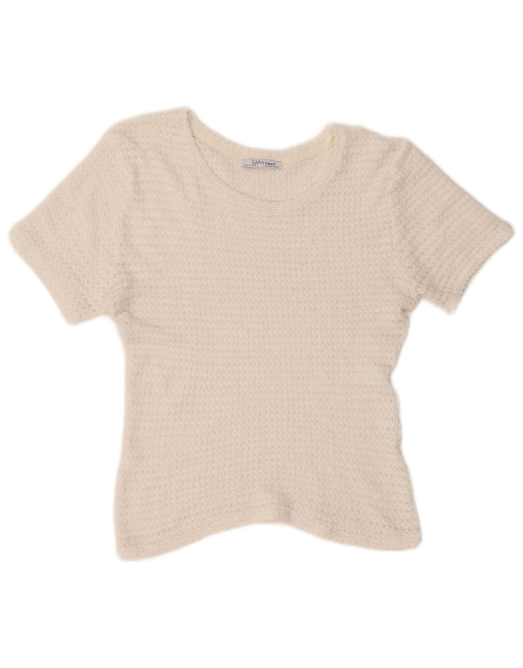 Zara ženska pletena bluza Trafaluc UK 14 Srednje bijela