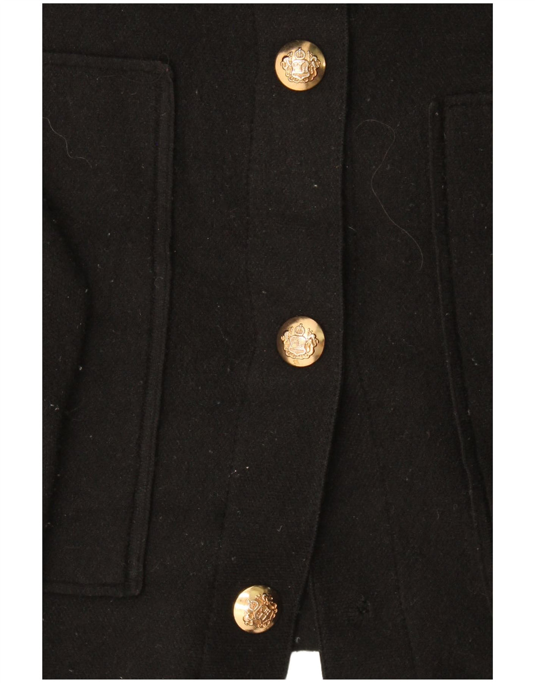 Massimo Dutti ženska kratka velika bolero jakna UK 6 XS crna